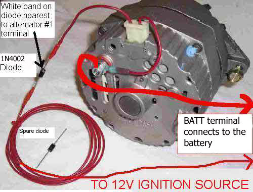 Alternator wiring - TriFive.com, 1955 Chevy 1956 chevy 1957 Chevy Forum , Talk about your 55