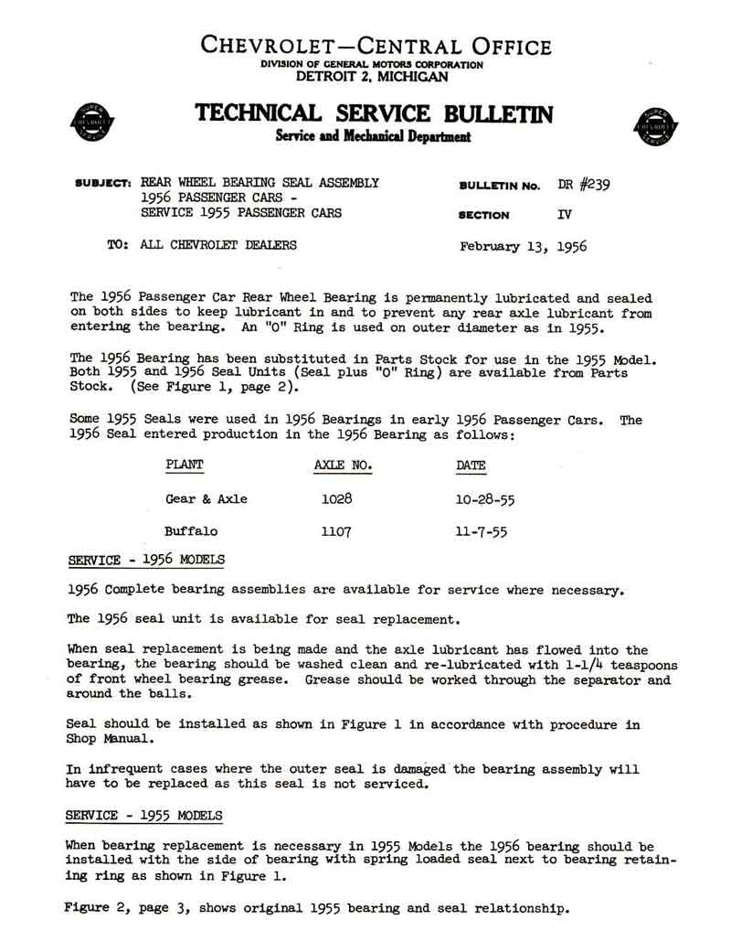 service bulletin